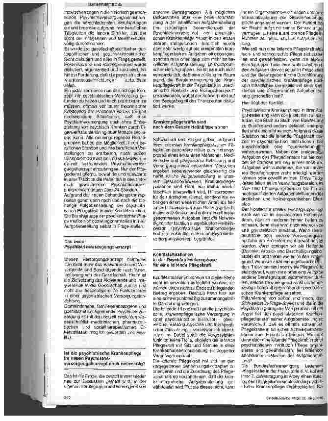 Vorschauseite 3: Die leitende Pflegekraft im psychatrischen Krankenhaus