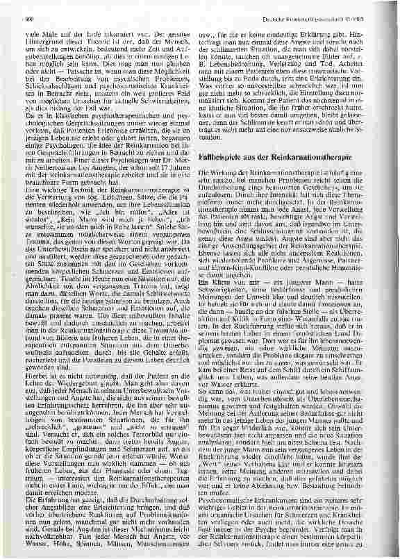 Vorschauseite 2: Reinkarnationstherapie