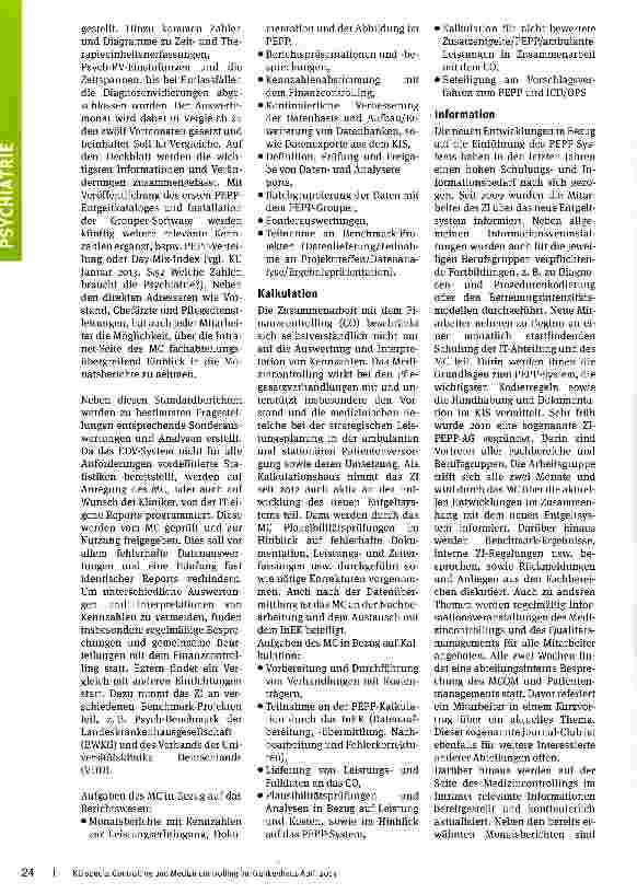 Vorschauseite 3: Medizincontrolling mit PEPP