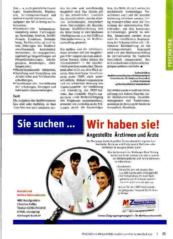 Vorschauseite 4: Medizincontrolling mit PEPP