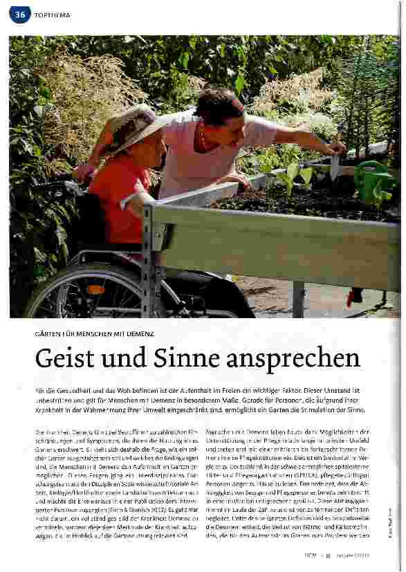 Vorschauseite 1: Geist und Sinne ansprechen