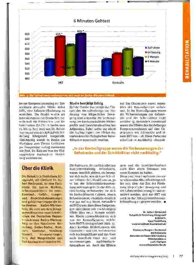 Vorschauseite 3: Kardiologische Rehabilitationsbehandlung
