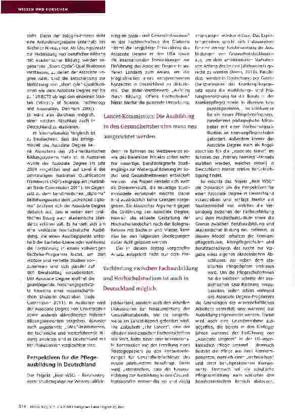 Vorschauseite 3: Die Akademisierung fängt schon vor dem Bachelor an Der Associate Degree: Ein Zukunftsmodeil für die Akademisierutig