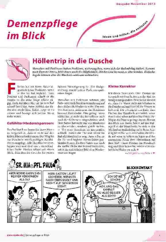 Vorschauseite 1: Höllentrip in die Dusche