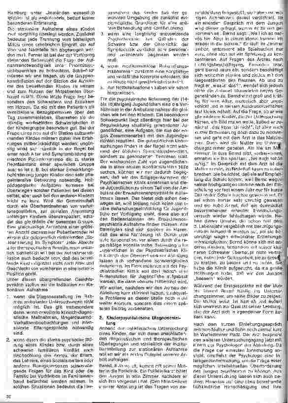 Vorschauseite 3: Die Pflege in der Kinderund Jugendpsychiatrie/2. Folge: 1. Aufbau einer kinderpsychiatrischen Abteilung 2. kinderpsychiatrische Diagnosestell.
