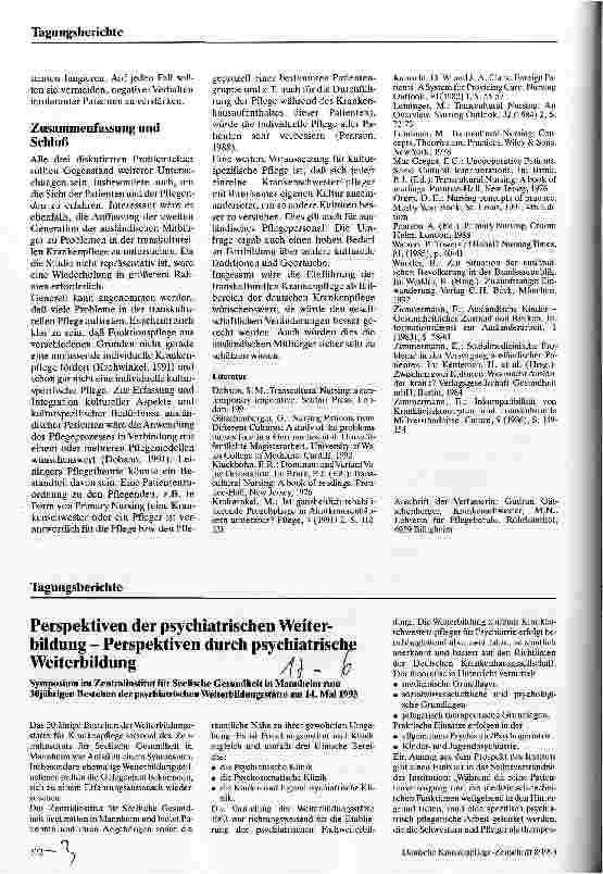 Vorschauseite 4: Pflege von Patienten aus verschiedenen Kulturen