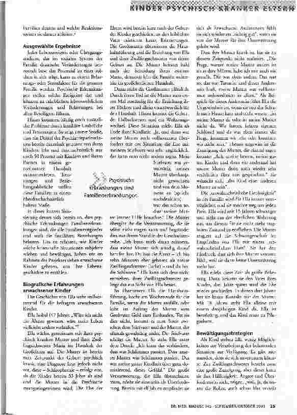 Vorschauseite 2: Wenn Eltern in ver-rückten Welten leben ...