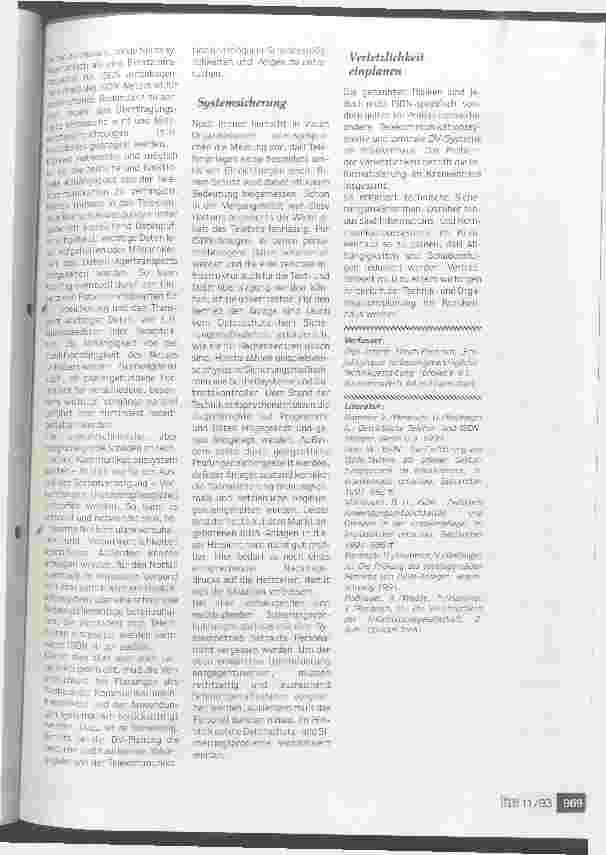 Vorschauseite 6: Was wäre, wenn ... rechtzeitig die Risiken minimieren ISDN und Sicherheit im Krankenhaus
