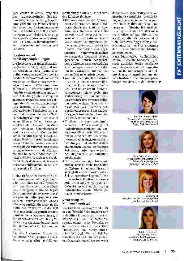 Vorschauseite 2: Patiententransportlogistik optimieren