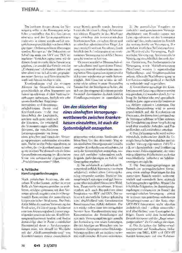 Vorschauseite 3: Wettbewerbselemente zur Stärkung der Versorgungsqualität