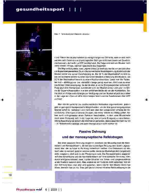 Vorschauseite 4: Passive Muskeldehntechniken zur Detonisierung der Muskulatur?