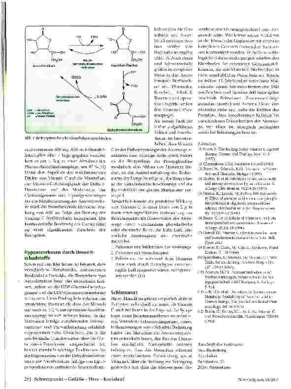 Vorschauseite 3: Vitamin C und Belastungsasthma