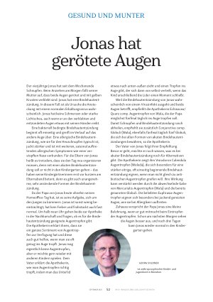 Vorschauseite 1: Jonas hat gerötete Augen