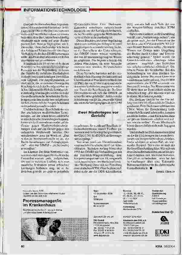 Vorschauseite 2: ID gegen Bundesrepublik Deutschland