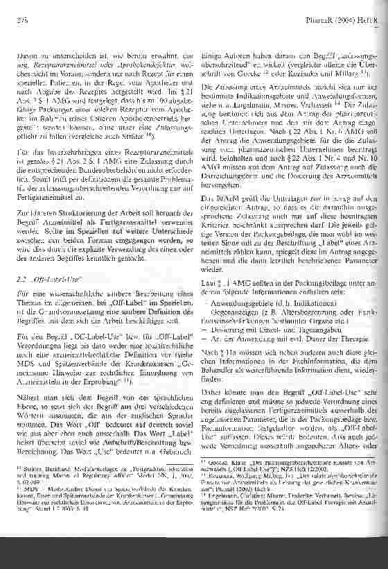 Vorschauseite 4: Die zulassungsüberschreitende Anwendung von Humanarzneimitteln (Off-Label-Use) in Deutschland