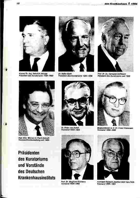 Vorschauseite 4: 40 Jahre Deutsches Krankenhausinstitut e. V. 1953 - 1993