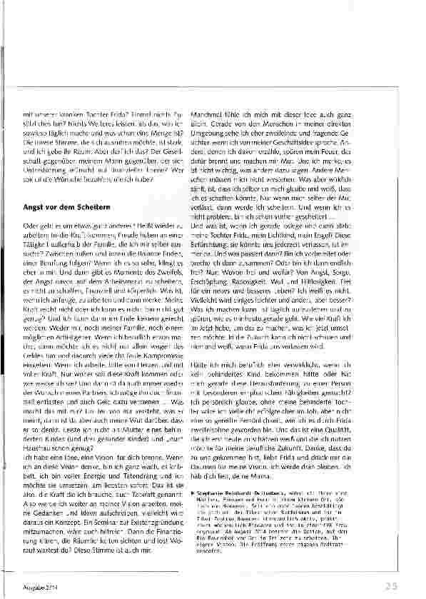Vorschauseite 2: Tatkraft