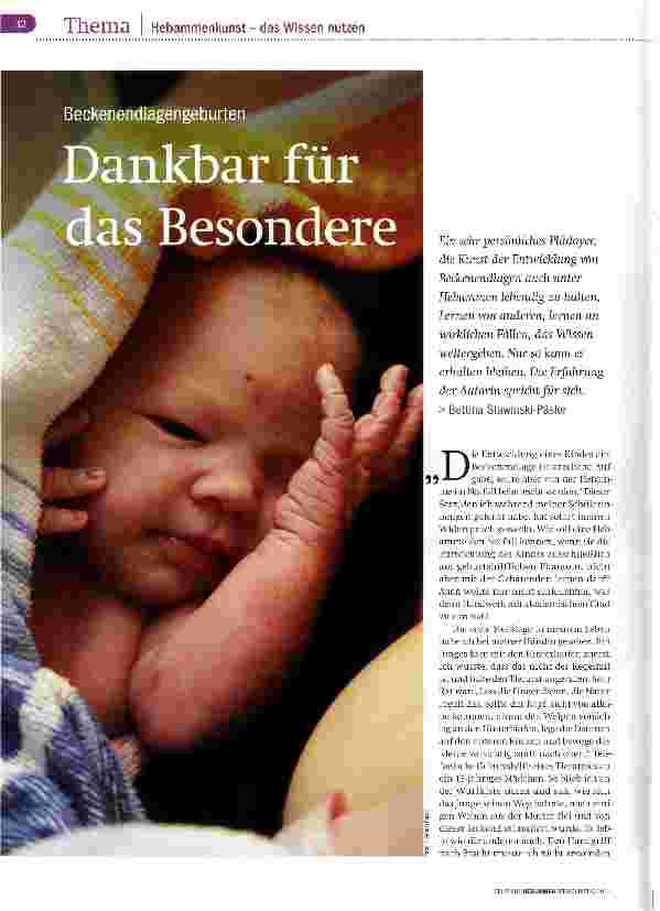 Vorschauseite 1: Dankbar für das Besondere