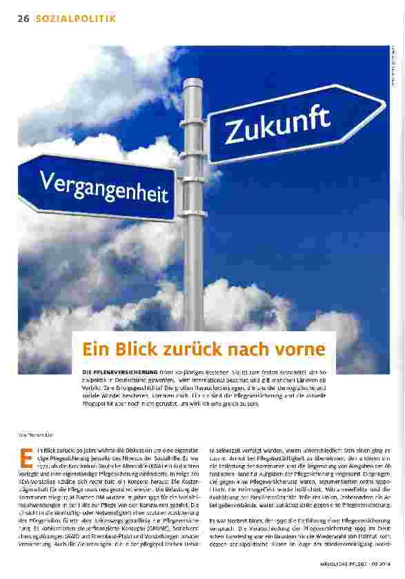 Vorschauseite 1: Ein Blick zurück nach vorne