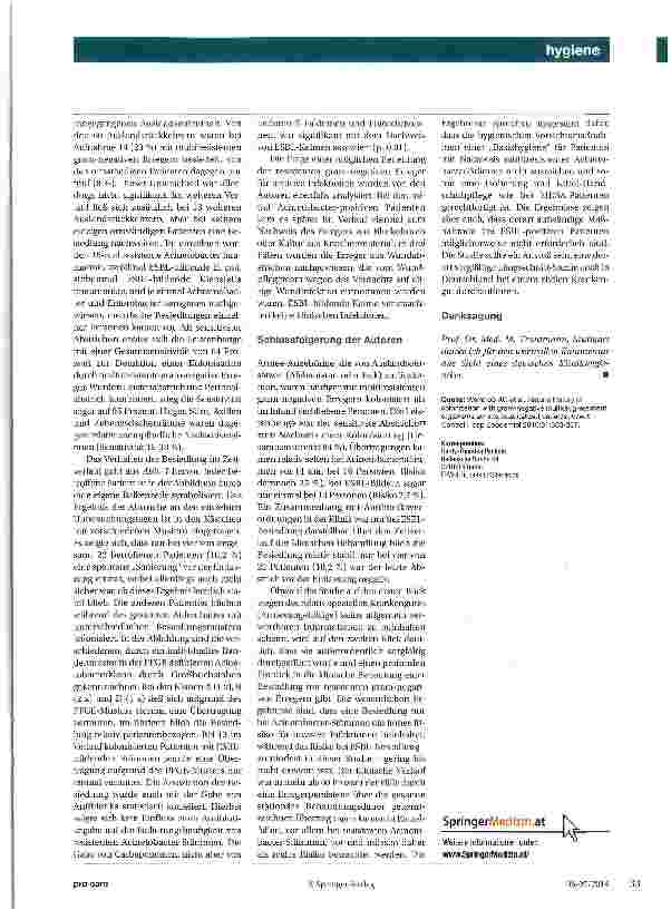 Vorschauseite 2: Wann die Basishygiene nicht ausreicht
