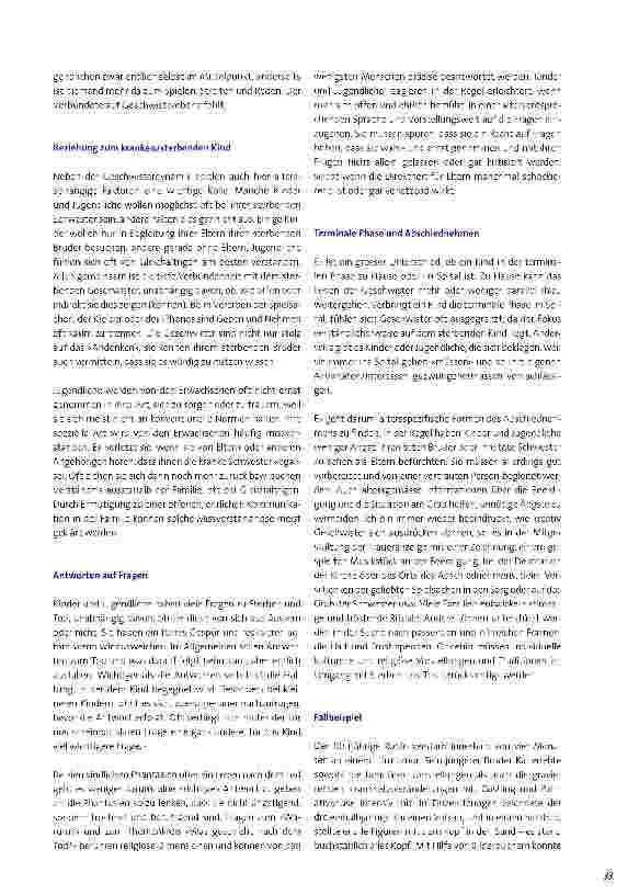 Vorschauseite 3: «Und ich?!» Geschwister von palliativen Kindern und Jugendlichen