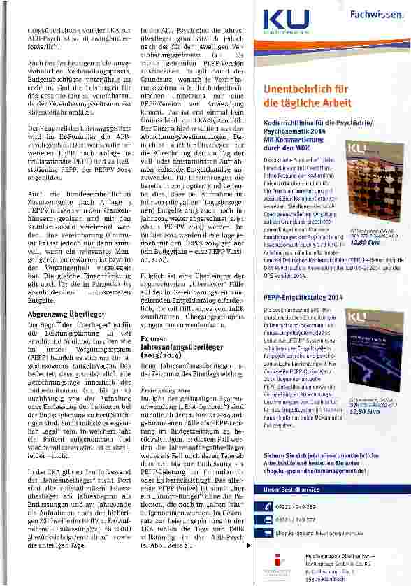Vorschauseite 3: Auf der Suche nach den Überliegern