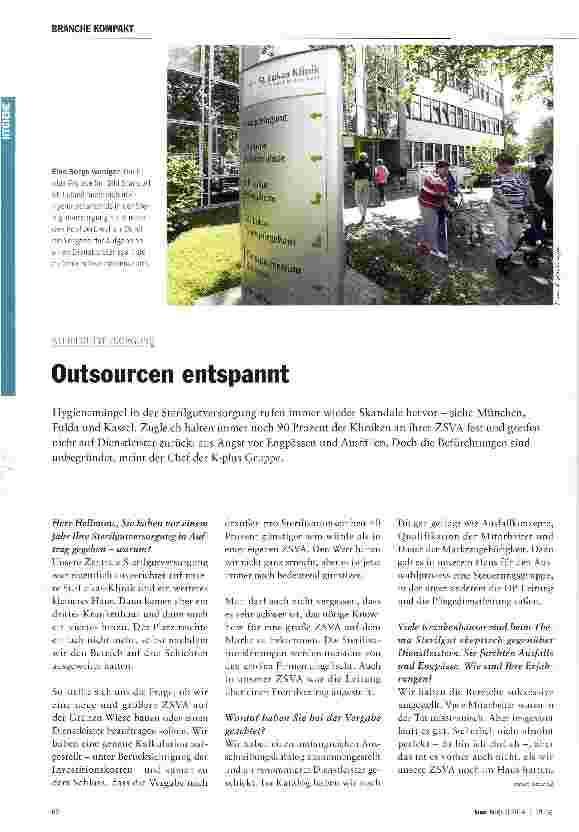 Vorschauseite 1: Outsourcen entspannt
