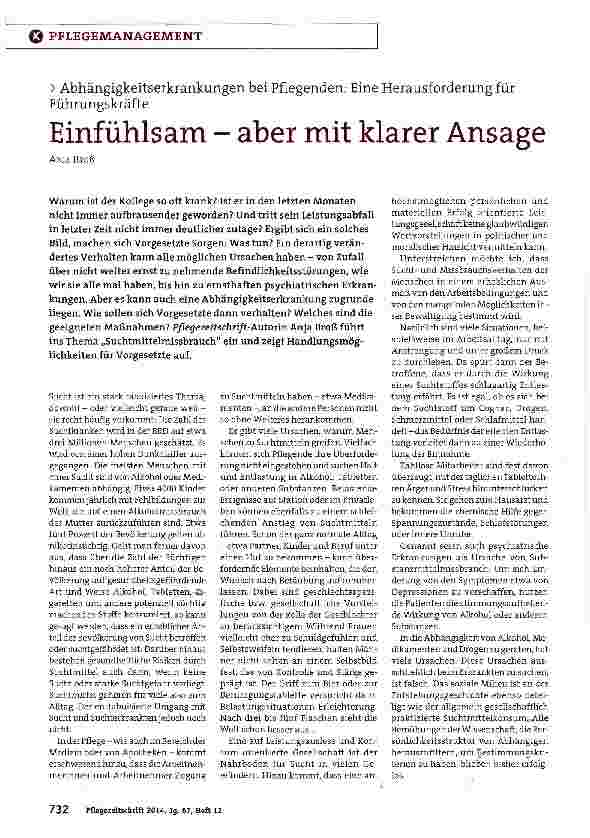 Vorschauseite 1: Einfühlsam - aber mit klarer Ansage
