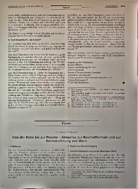 Vorschauseite 5: Bio-Rechtsprechung und -Regulierung 2023