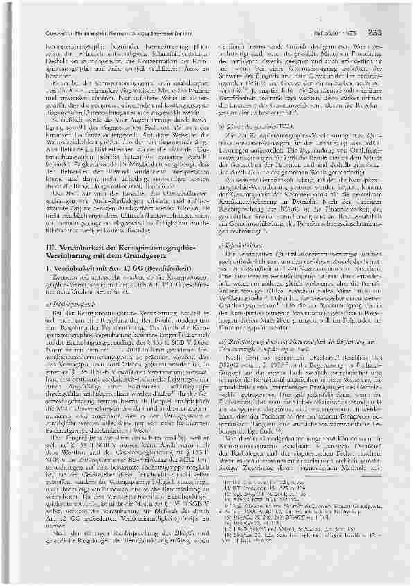 Vorschauseite 3: Die Vereinbarkeit der Kernspintomographie-Vereinbarung mit dem Grundgesetz und dem Kartellrecht