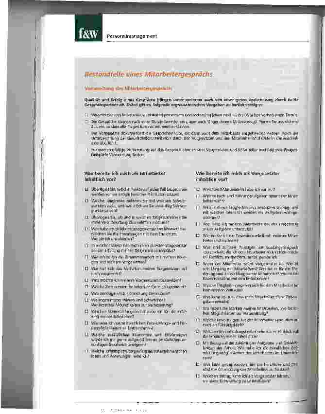 Vorschauseite 2: Mitarbeitergespräch als Beratungsund Fördergespräch