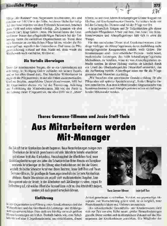 Vorschauseite 1: Aus Mitarbeitern werden Mit-Manager