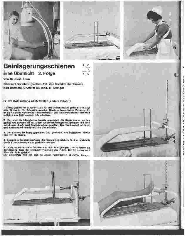Vorschauseite 1: Beinlagerungsschienen Eine Übersicht 2. Folge
