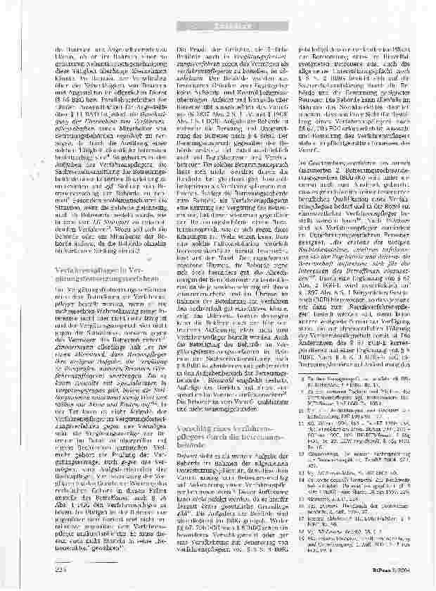 Vorschauseite 2: Betreuungsbehörde und Verfahrenspflegschaften