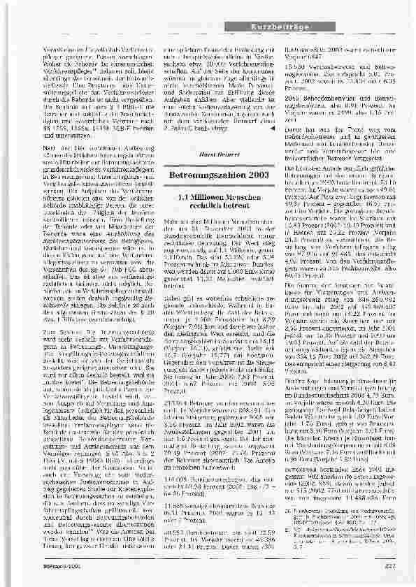 Vorschauseite 3: Betreuungsbehörde und Verfahrenspflegschaften