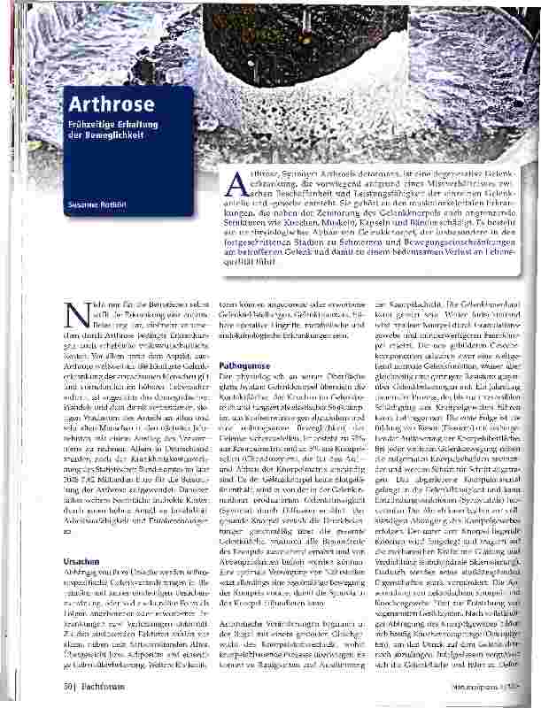 Vorschauseite 1: Arthrose