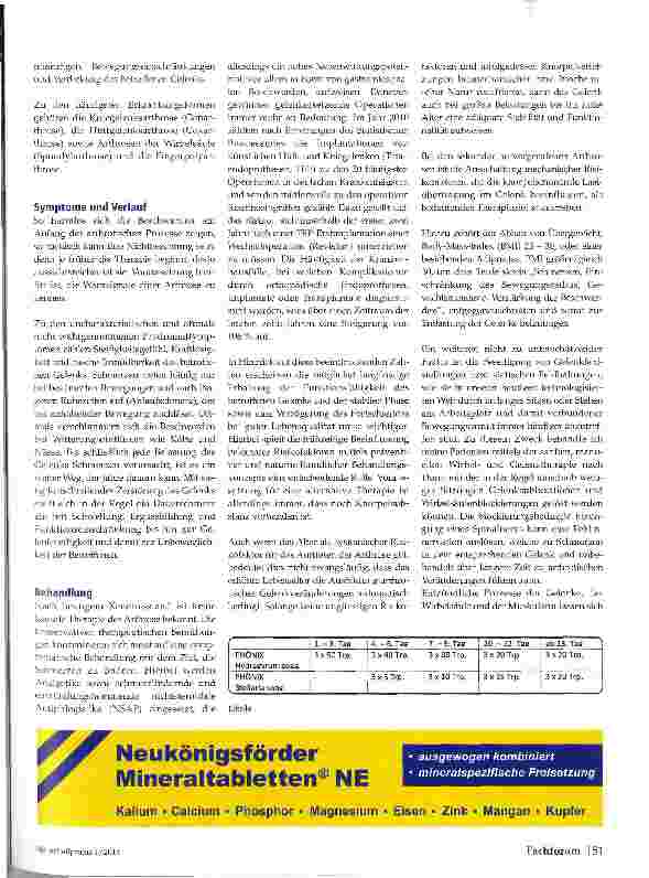 Vorschauseite 2: Arthrose