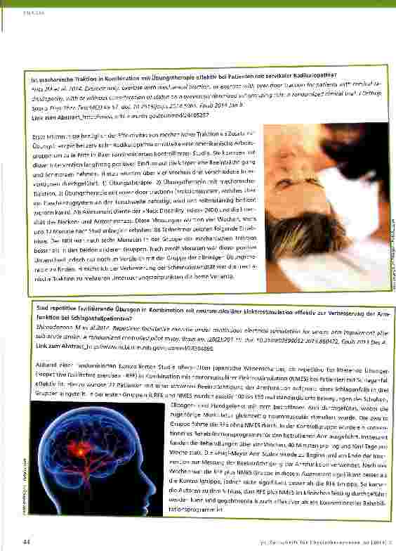 Vorschauseite 3: Evidenz-Update für die Physiotherapie