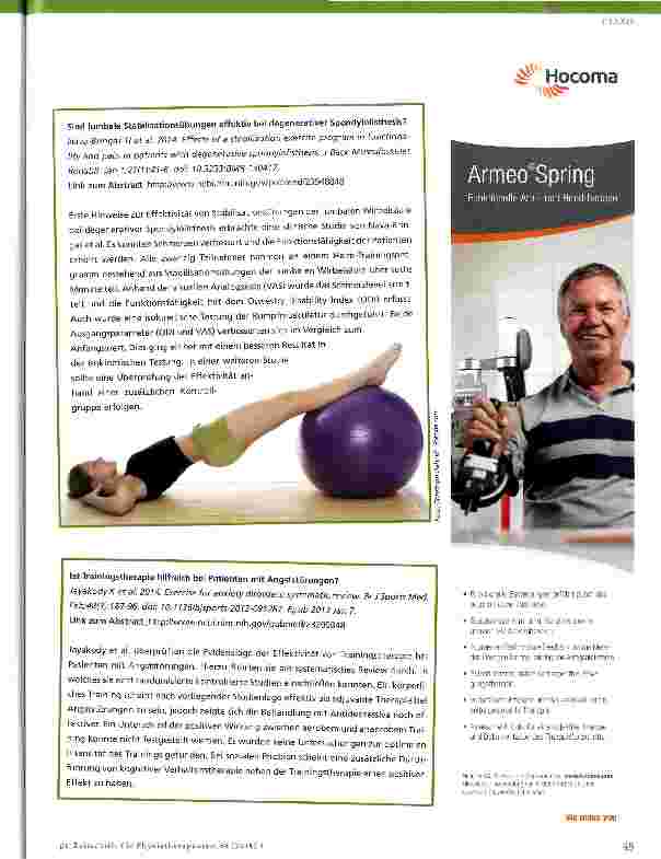 Vorschauseite 4: Evidenz-Update für die Physiotherapie