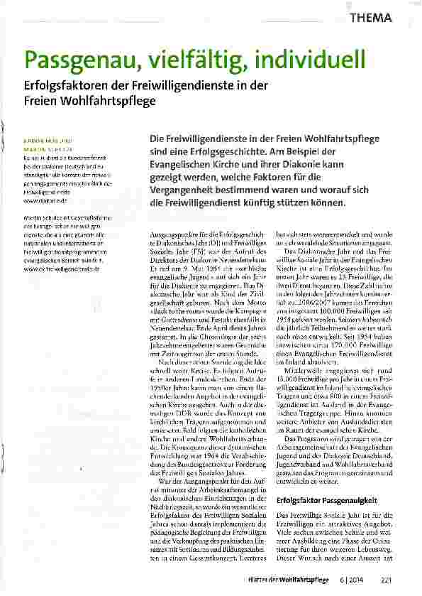 Vorschauseite 1: Passgenau, vielfältig, individuell