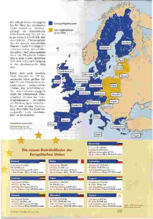 Vorschauseite 2: EU-Erweiterungeine Herausforderung für das Europäische Gesundheitssystem
