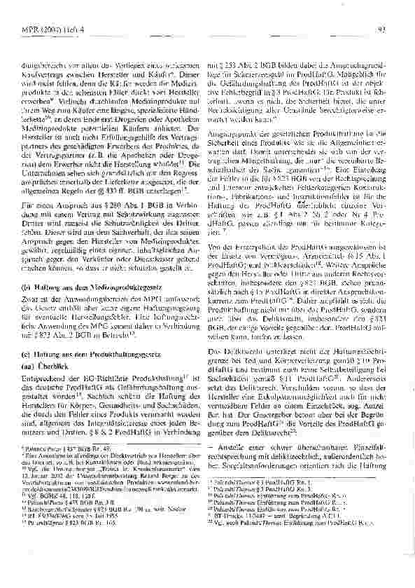 Vorschauseite 2: Medizinprodukte in der Haftung*Besonderheiten und Unterschiede des Produkthaftungsrechts in Deutschland, der EU und in den USA