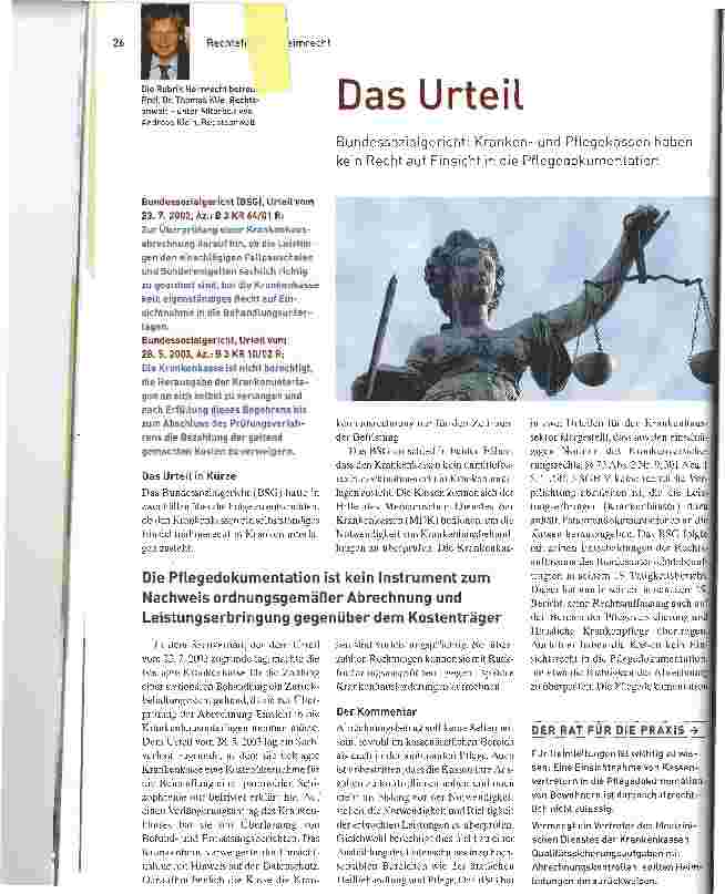Vorschauseite 1: Das Urteil