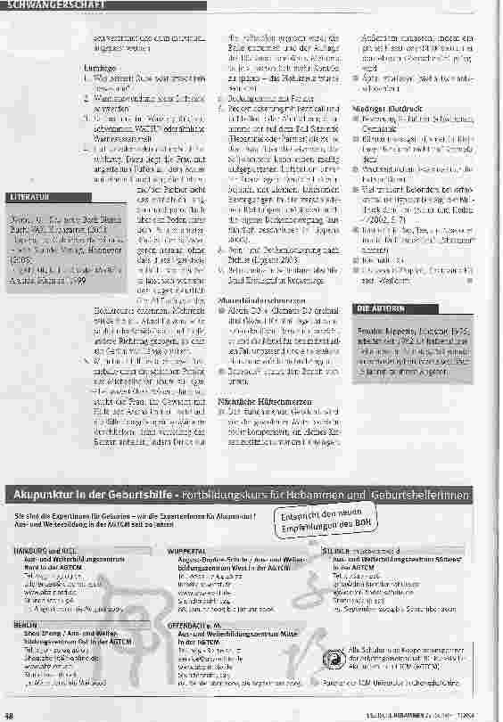 Vorschauseite 4: Schwangerschaftsbeschwerden von A bis Z Teil 1