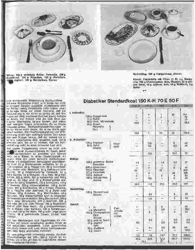 Vorschauseite 2: Die diätetische Behandlung der Zuckerkrankheit