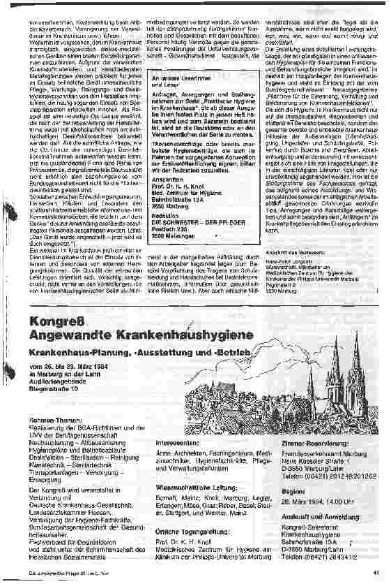 Vorschauseite 3: Anleitung zur angewandten Krankenhaushygiene in der täglichen Pflegepraxis
