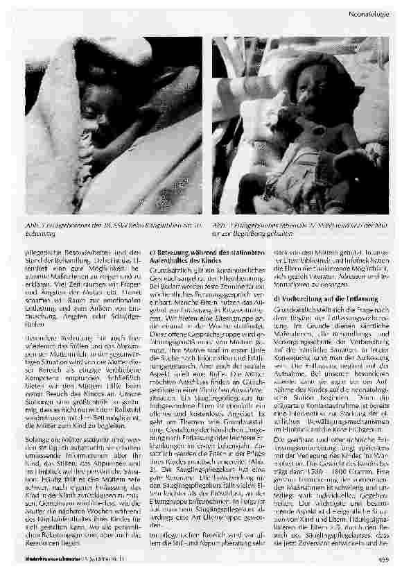 Vorschauseite 2: Elternzentriertes Beratungsmodell in der Neonatologie
