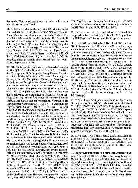 Vorschauseite 6: Körperschaftsteuerbefreiung für Abgabe von Zytostatika durchKrankenhausapotheke
