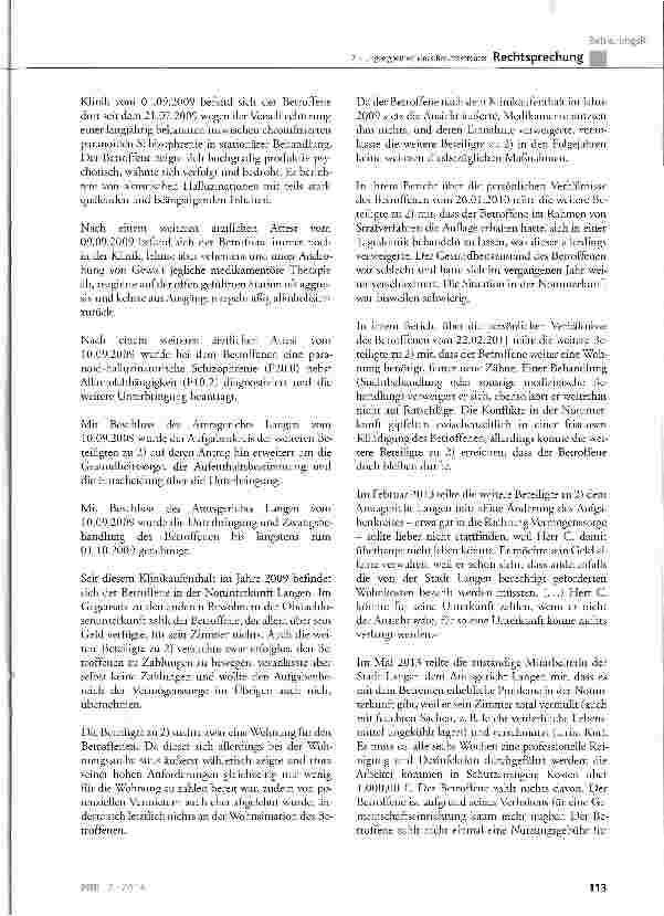 Vorschauseite 3: Zur Ungeeignetheit eines Berufsbetreuers BGB § 1897 Abs. 1, § 1908b Abs. 1