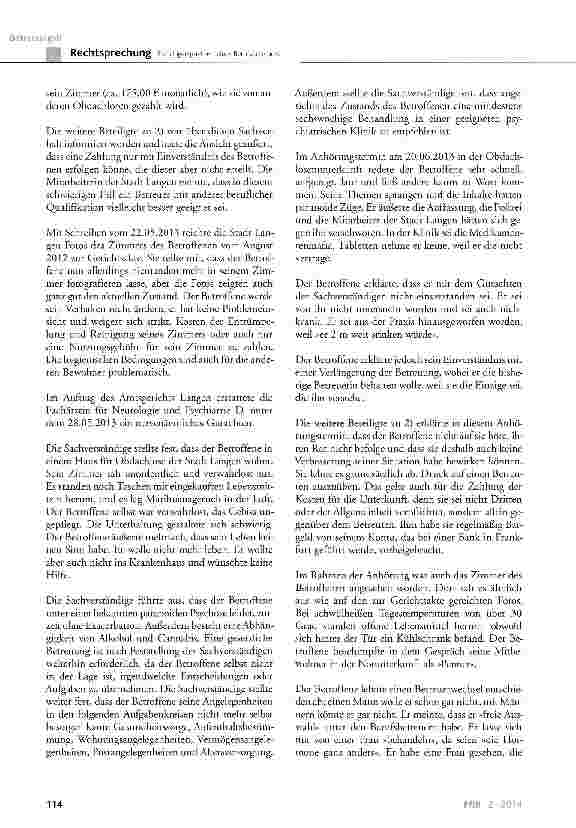 Vorschauseite 4: Zur Ungeeignetheit eines Berufsbetreuers BGB § 1897 Abs. 1, § 1908b Abs. 1